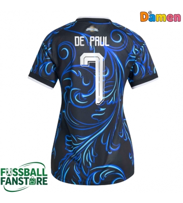 Argentinien Rodrigo De Paul #7 Replik Auswärtstrikot Damen WM 2026 Kurzarm